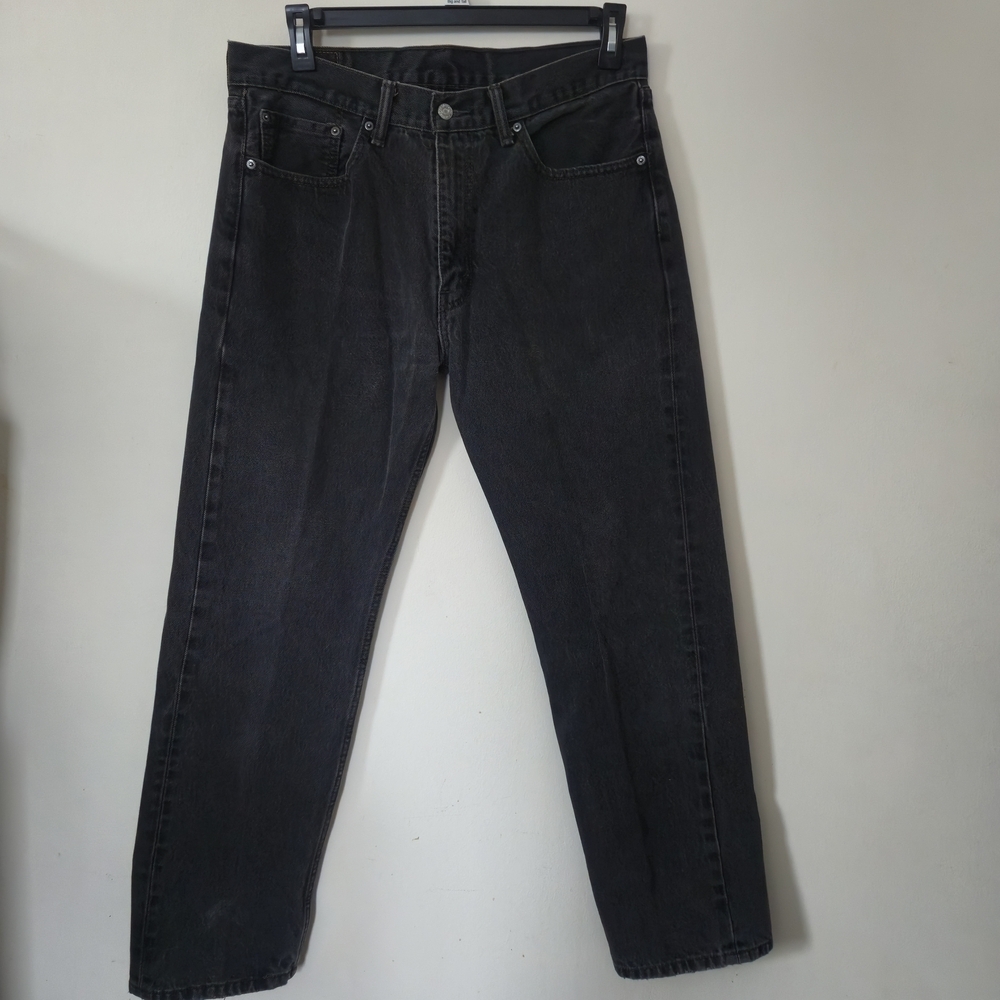 Levi's‎ Men's Straight Black Jeans 36x32